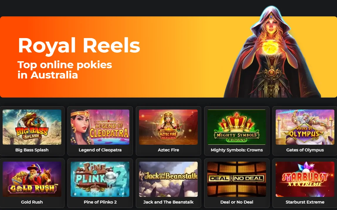Royal Reels 9 - online casino in Australia